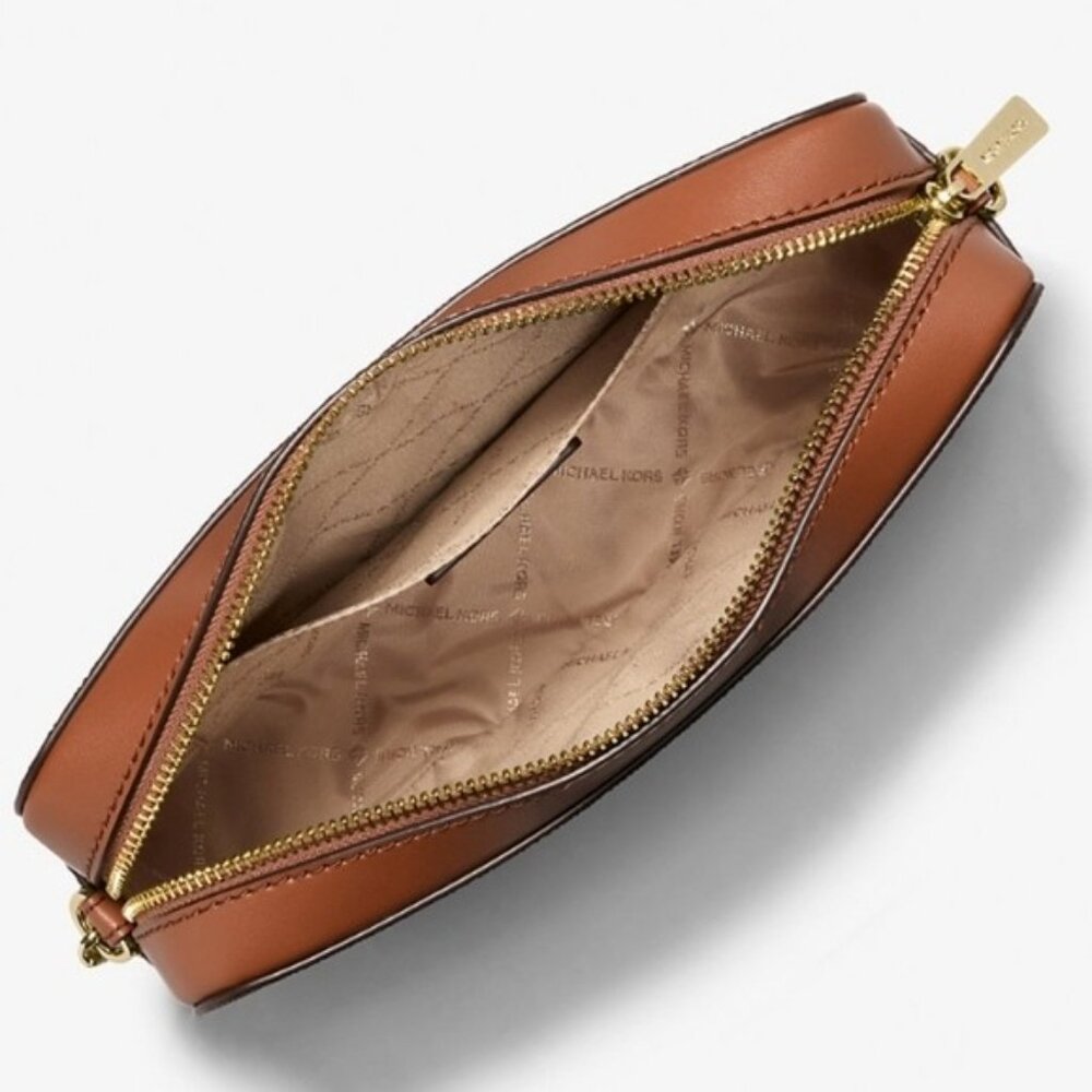 Michael Kors Jet Set Large Polka Dot Signature Logo Crossbody Bag NWT - Picture 2 of 7